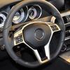 Lenkrad Silber Dekorleiste Zierleiste Für Benz C-KLASSE W204 C63 Für Benz Für E-KLASSE W212 Für E 63 Für Benz
