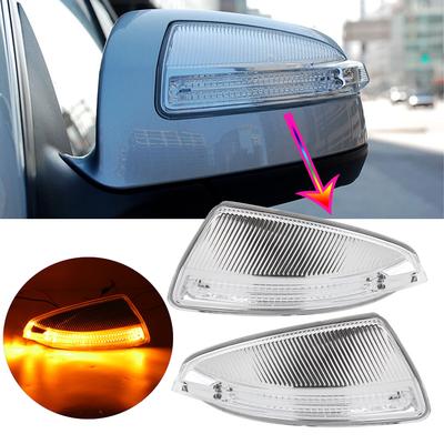 Für W164 LED Seitenspiegel Blinkerleuchte für Mercedes-Benz W204 W164 ML300 ML500 ML550 ML320 Türflügel Rückspiegel