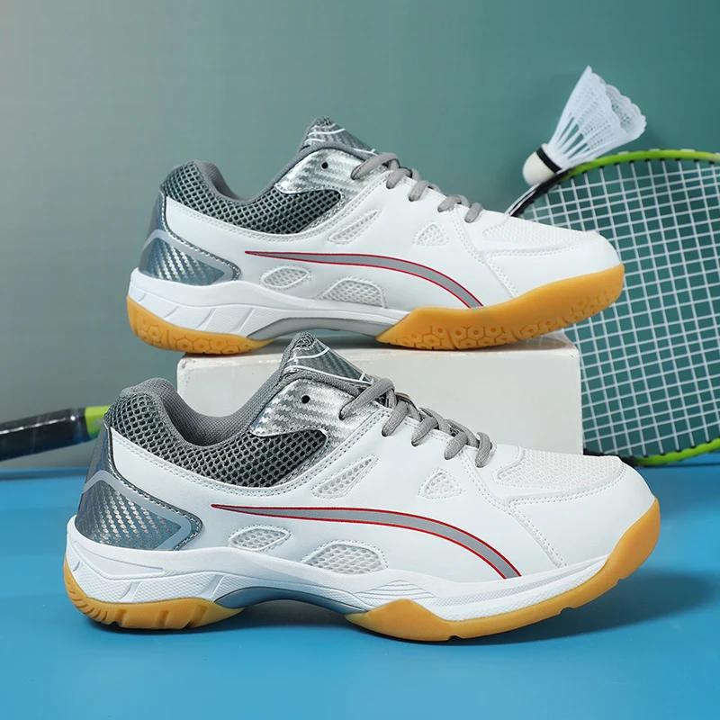 Badminton Shoes Court Tennis Sneakers for Training Volleyball Indoor Outdoor Professional Men Women Breathable Sport Big Size