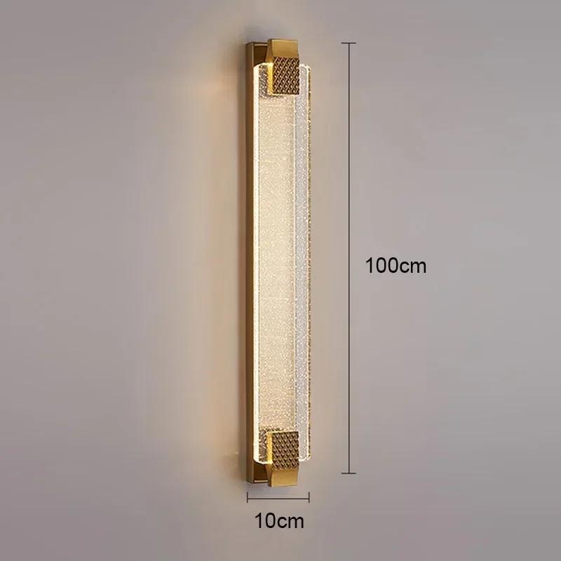 Nordic luxury bubble wall lamp living room bedroom LED crystal lamp TV background decoration modern home lighting fixtures