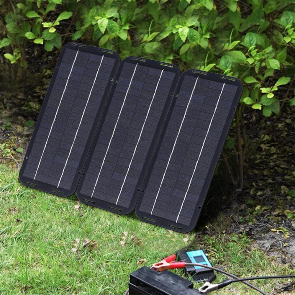 20W Solar Panel Kit 12V Waterproof Solar Trickle Charger Portable Solar Powered Charger Kit High Efficiency Car Battery Charger