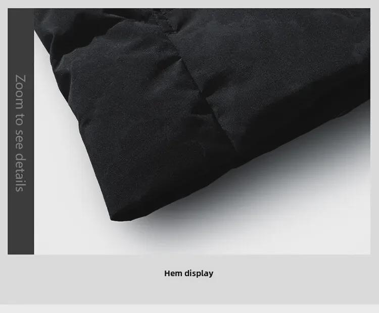 Unisexová bunda bez rukávů v korejském stylu - Velká velikost Podzim/Zima Trendy Vesta z bílého kachního peří