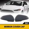 2pcs Primed Driver & Passenger Side Mirror Cover Cap For 2013-2021 Ford Fusion
