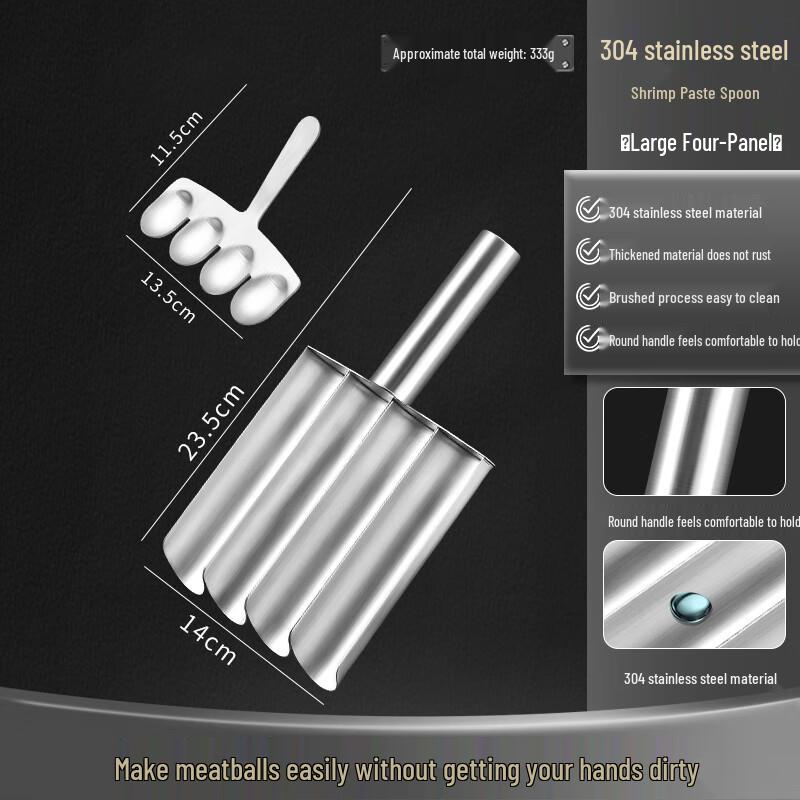 MUTTI 304 Stainless Steel Meatball & Fishball Maker Kit