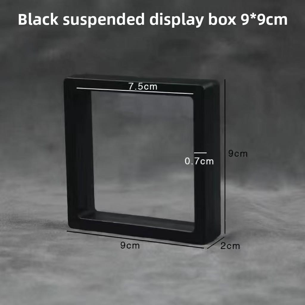 

Dustproof Portable Portable Jewelry Storage Box чорний
