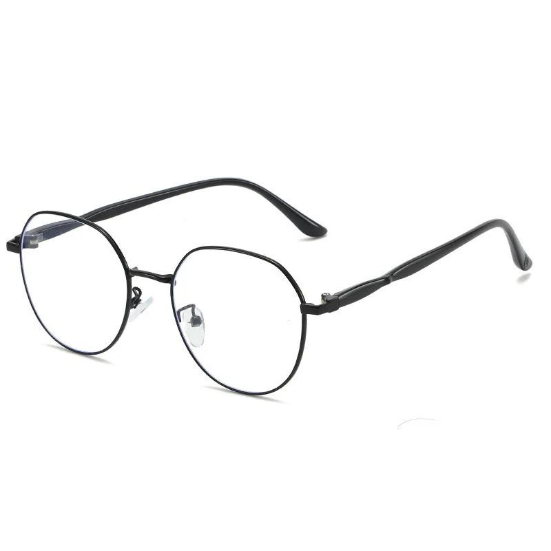 New Korean metal flat light glasses for both men and women, anti blue light/radiation glasses