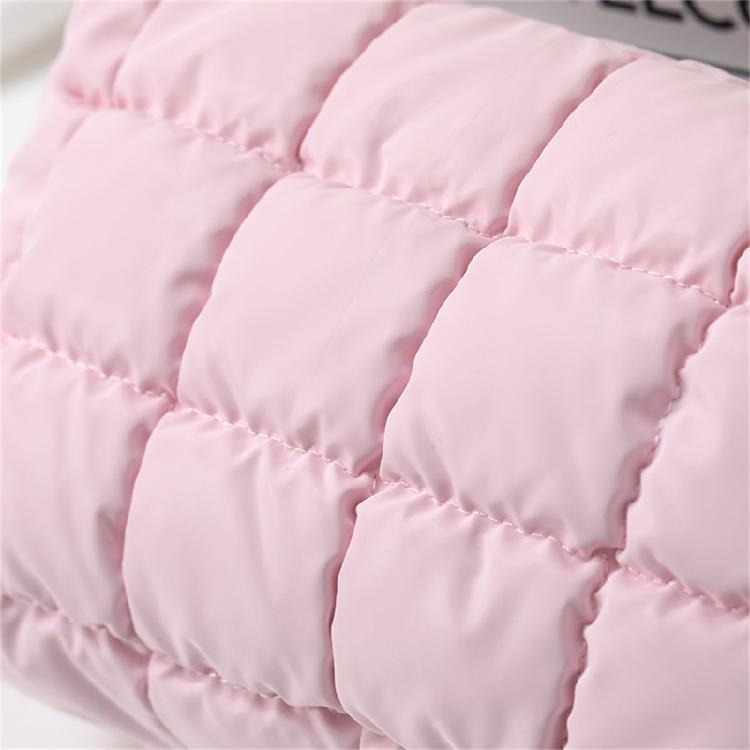 Puffer Makeup Bag Quilted Cosmetic Pouch for Women Large Travel Toiletry Organizer Suitable for Various Occasion
