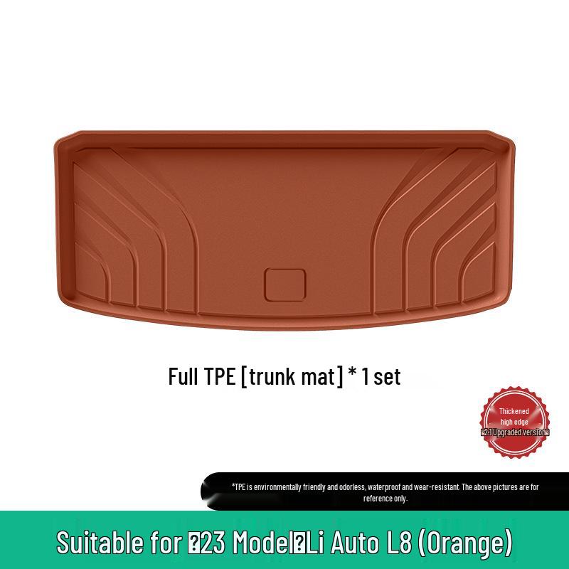 Custom TPE Car Mats for 23-24 L8 Models: Full Set for Interior and Trunk