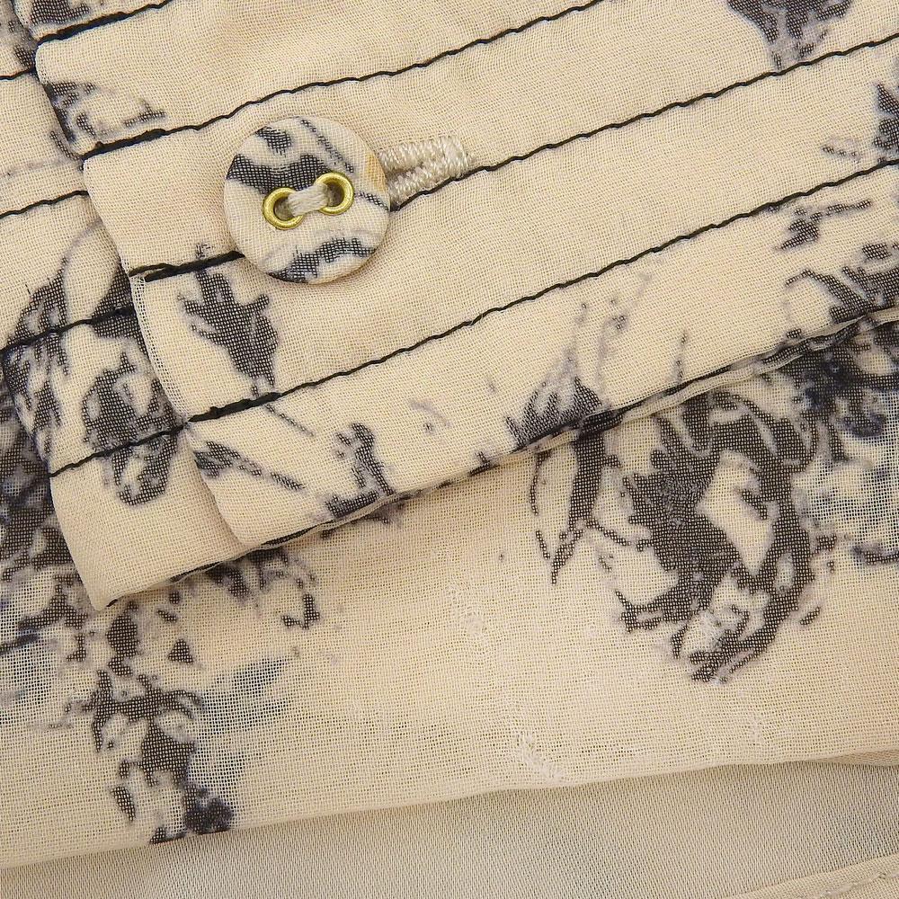 Estella.K All-over Print Dress, Women's, Beige, Size F Dress F beigeUsed