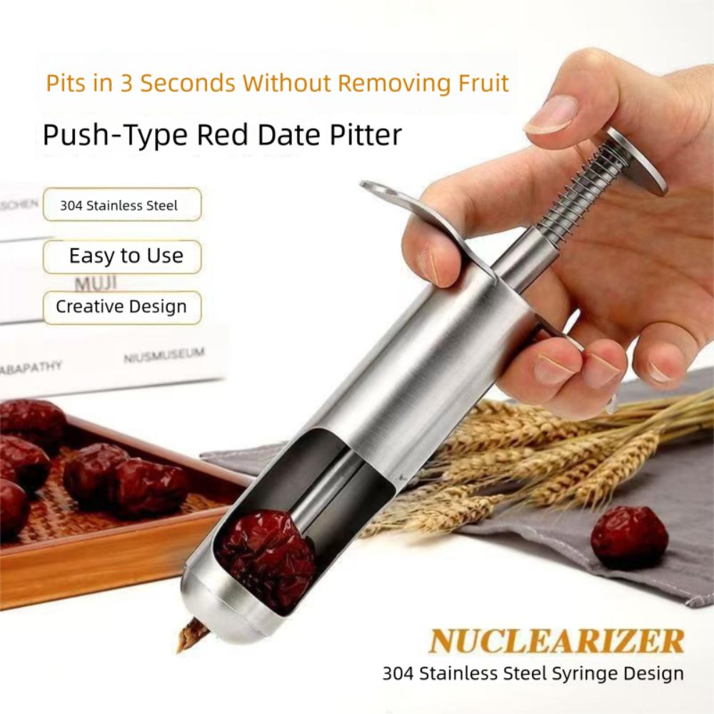 Steel Material Jujube Corer Red Dates Handheld Design Fruit Core Remover Multi-Function Deseed Function Jujube Pitter
