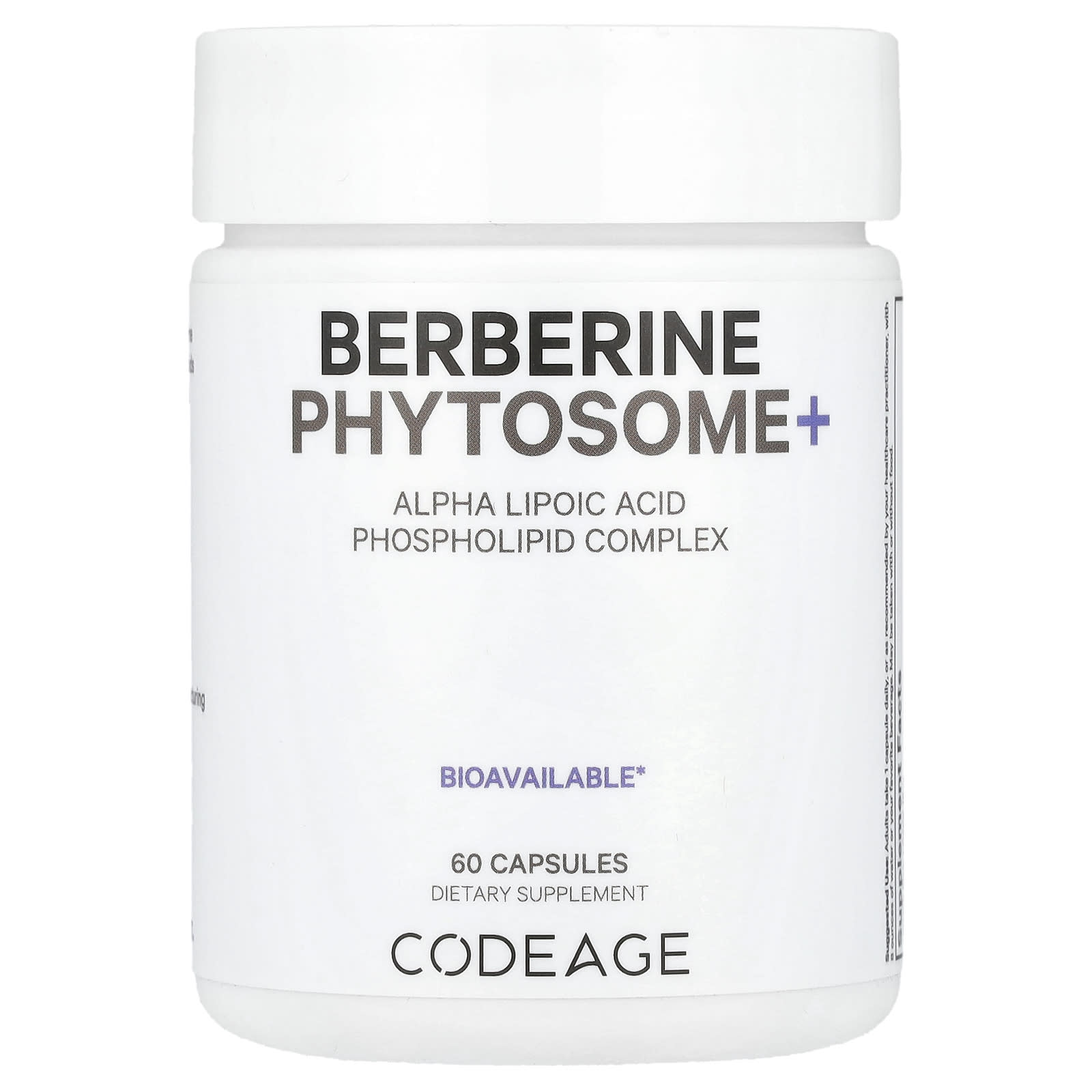 

Berberine Phytosome+, 60 Capsules