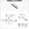 Dustproof Magnetic Door Holder and Catch for Cleanroom Cabinets MGCC1/2/3/4