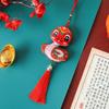 Traditional Embroidery Snake Wind Chimes Hanging New Year Pendants  New Year Decoration