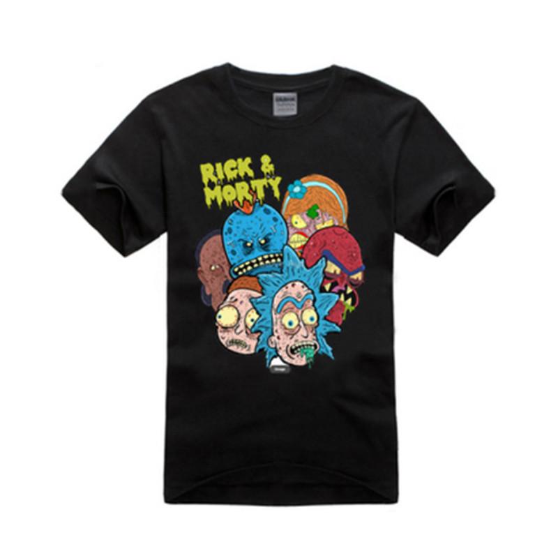 Rick And Morty T Shirt Men Short Sleeve Polyester Breathable Summer Casual Style For Teens