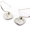 Les Trésors De Lily [K1426] - Silver 'Love' Silver Earrings