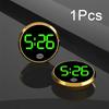 Creative Luminous Digital Clock LED Car Automobiles Internal Stick-On Mini Digital Clocks Auto Ornament Car Accessories