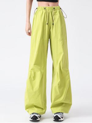 2024 Herbst Damen High Waist Weite Beine Lässige Arbeitskleidung Hosen