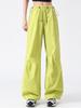 2024 Herbst Damen High Waist Weite Beine Lässige Arbeitskleidung Hosen