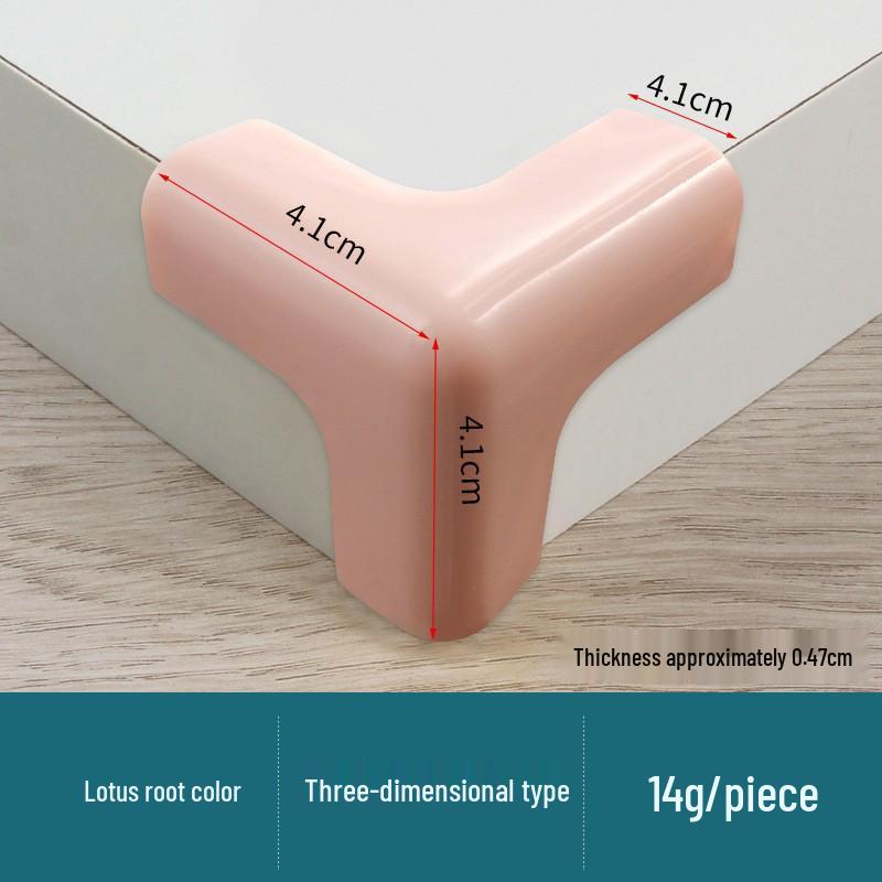 Silicone Soft Anti-Collision Corner Protector for Glass Tables - Thickened T-Shaped Right Angle Cover for Children