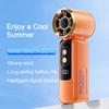 High-Speed USB Rechargeable Handheld Mini Fan with Violent Turbine Technology
