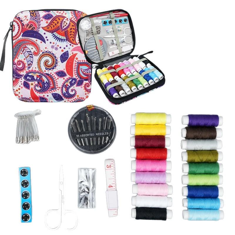 Portable Needle and Thread Kit - Home DIY Sewing Tool Set, Household Sewing Box