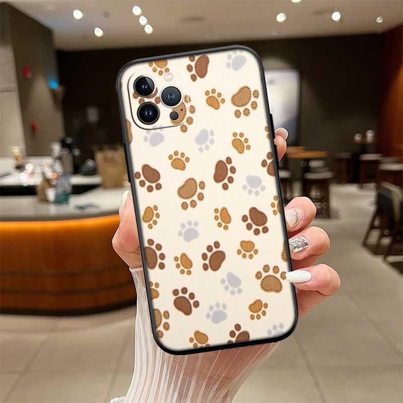 

NH19 dog footprint Paw New High-End Shell Phone Case for Xiaomi Poco C40 C50 C51 C55 C65 C71 C75 F3 F5 F6 F7 M2 M3 Pro Ultra Poco F7 Pro