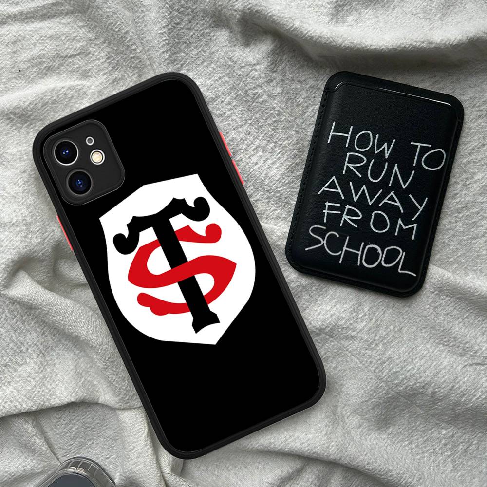 Stade-Toulousain Phone Case For IPhone 16 15 14 X XR XS 7 8 Plus 11 12 13 Pro MAX 13mini Matte Shockproof Case