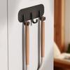 Refrigerator Magnetic Hook, Household Key, Soup Spoon, Wall Mounted Miscellaneous Sorting Rack, Door Rear Non Perforated Hook
