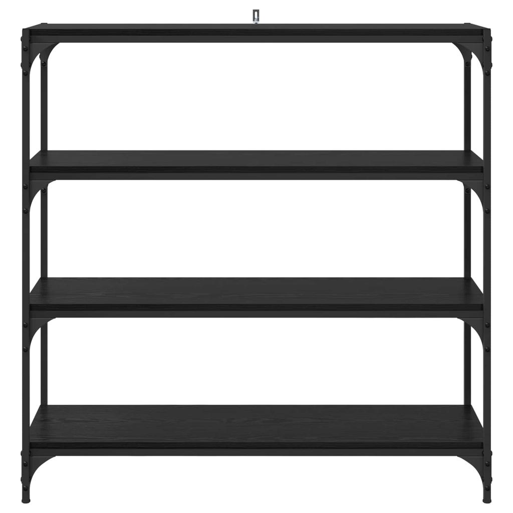 Bookshelf Black Oak Effect 100 X 33 X 100 Cm