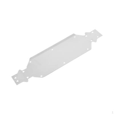 Chassis Skid Plate Replacement Stainless Steel Bolt On for P12 1: 12 RC Car Truck 11x3.5inch Easily