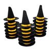 10pcs Wine Bottle Decor Mini Felt Witch Hats DIY 4 Color Wine Bottle Witch Hats Party Decoration Props Wine Bottle Topper