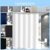 Elegant Minimalist Polyester Shower Curtain For Bathroom Privacy