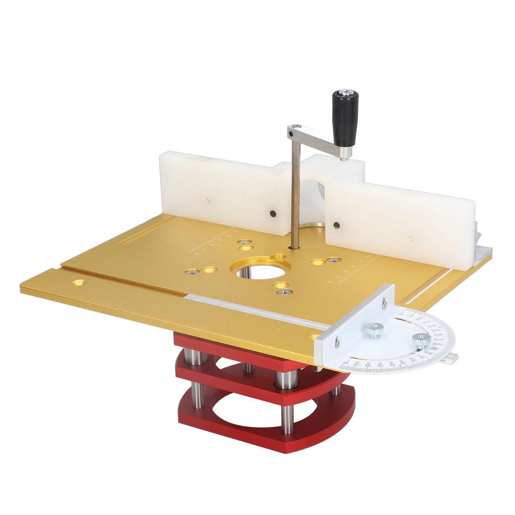Router with Top Plate Router Lifting Base Woodworking Slotting Trimming Chamfering Table Top Woodworking Router