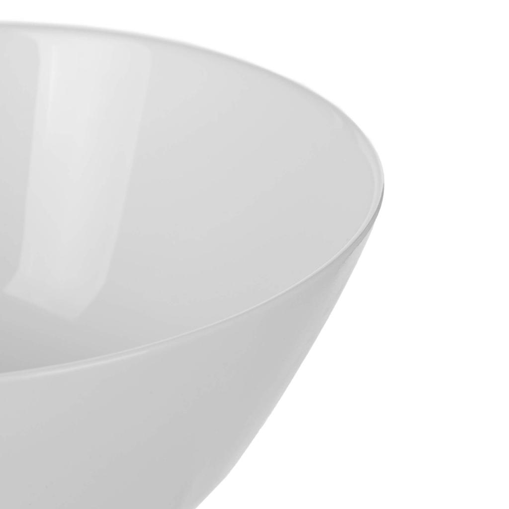 KADAX Salaterka szklana 18cm Biała 3szt.