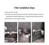 Universal External Water Purifier PP Cotton Filter for Smart Toilet Seat Covers