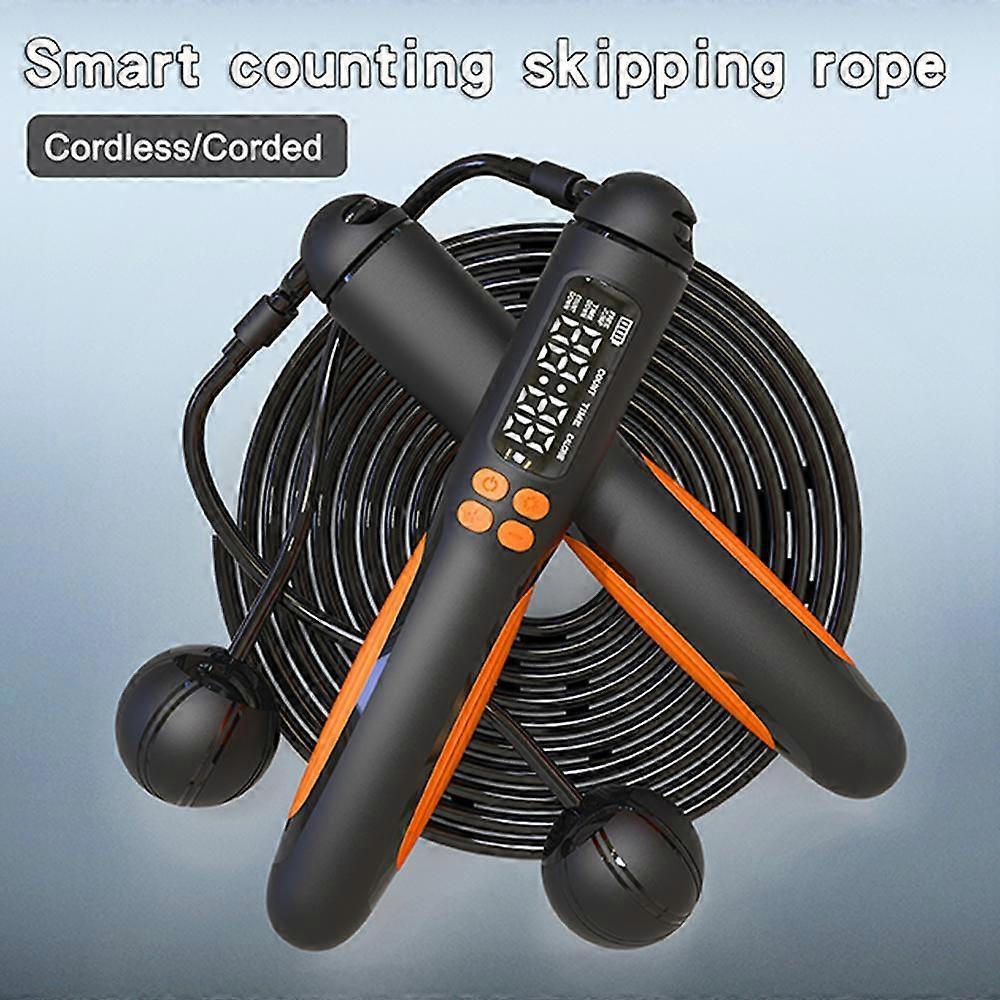 High Quality Intelligent Counting Cordless Skipping Rope With Loadball Weightloss Jump Rope Multi-functional