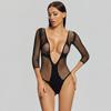 Women Hollow Out Teddies Lingerie Sexy Erotic Babydoll Lingerie Fishnet Bodysuit