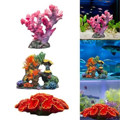 Resin Artificial Coral Background Aquarium Plants Landscaping