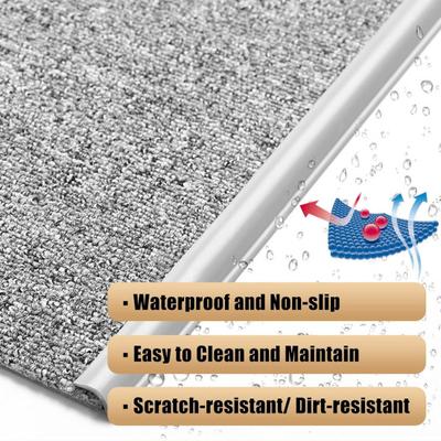 Yousheng 300/600CM Carpet Edge Binding Trim Self-Adhesive Waterproof Cuttable Floor Transition Strip Flexible PVC Thick Area Rug Mat Edging Bar