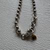 Used CHIEKO+ Big Ball Necklace Silver Ball Chain Necklace