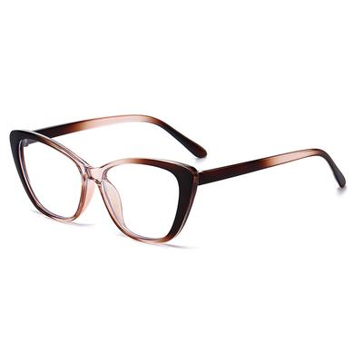 Men Ladies Gradient Color Reading Eyeglasses Ultra Light Blue Light Blocking Presbyopia Glasses Trendy Cat Eye Spectacle Frame Frame Eyewear