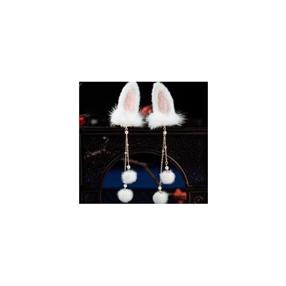 [KAMIRI] Chinese Ancient Hair Accessories Set for Traditional Dresses - Gold (Rabbit Ear Long)