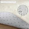 2x2m Super Soft Plush Round Rug Mat Fluffy White Carpets for Living Room Home Decor Bedroom Kid Room Decoration Salon Thick Pile Rug