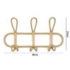 Ganci a Parete in Rattan Appendiabiti in Rattan Scaffale Organizer per Vestiti dei Bambini Gancio per Appendere Vestiti Cappelli Decorazione Stanza Bambini Appendiabiti Organizzazione Vestiti