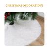 78cm Plüsch Kunstfell Weihnachtsbaumrock Matte für Zuhause Weihnachten Bodenmatte Partydekoration