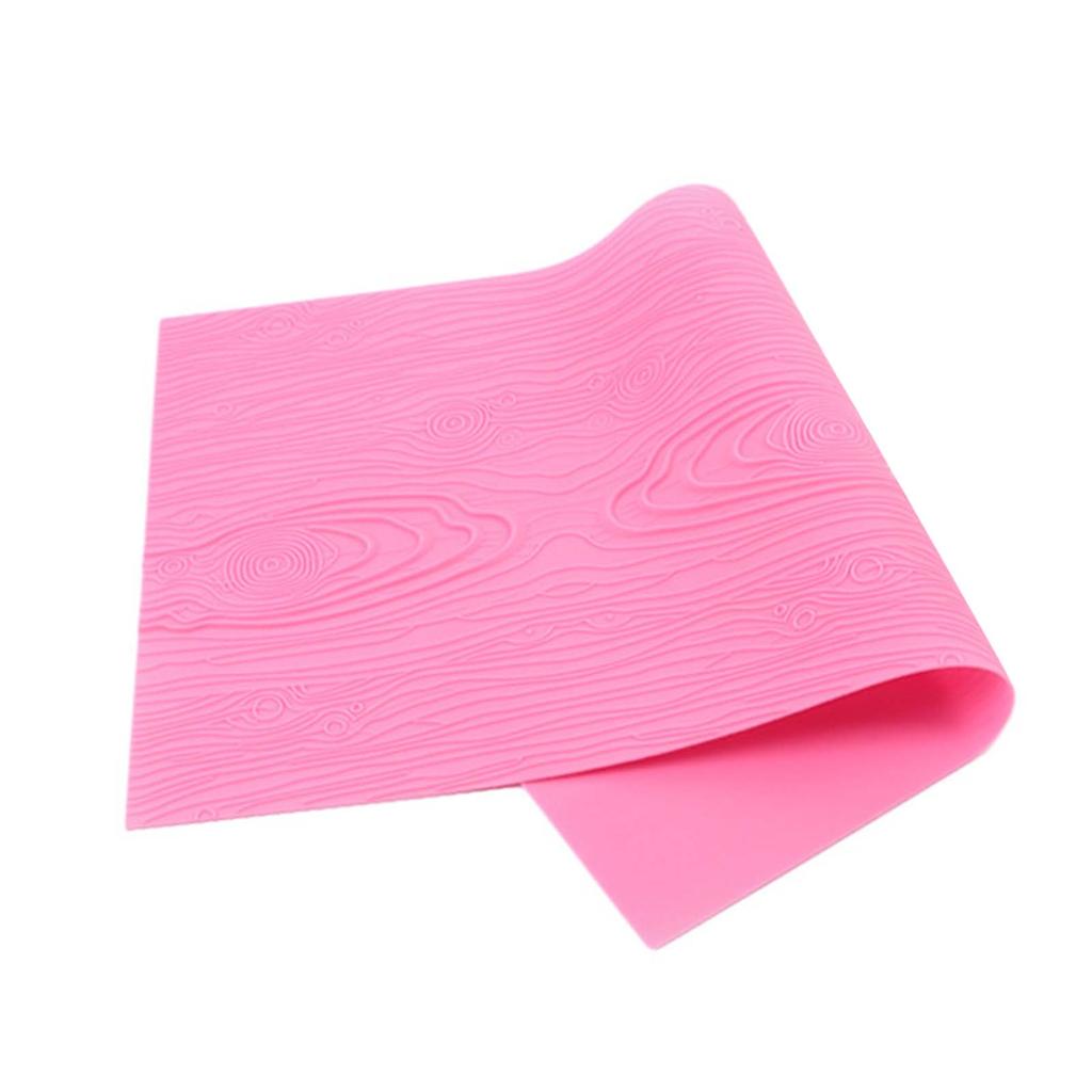 Large Tree Bark Texture Silicone Mould Texture Cake Decorating Silicone Mold for Cupcake Wedding Cake Decoration