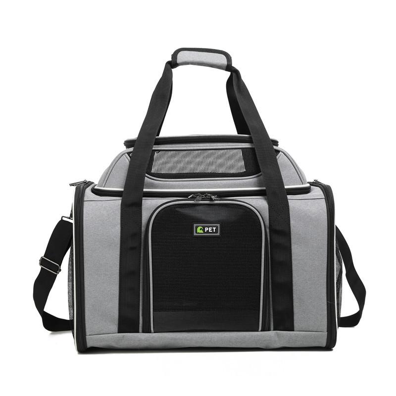 The New Cat Bag Is Portable and Large-capacity Heightening Breathable Trolley Case Foldable Car Dog Pet Bag