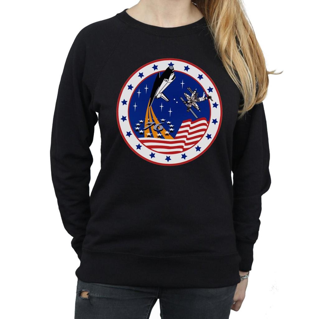 NASA Womens/Ladies Classic Rocket 76 Sweatshirt