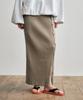 Cita 2Way Button Long Knit Skirt_Cts619(Beige)