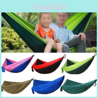 Double Person Parachute Nylon Hammock For Outdoor Adventures**